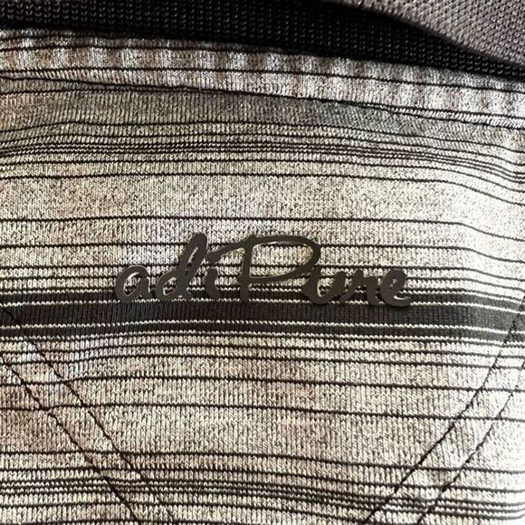 Adi Pure by Adidas Golf Stripe Polo Shirt Size Medium - Picture 7 of 7